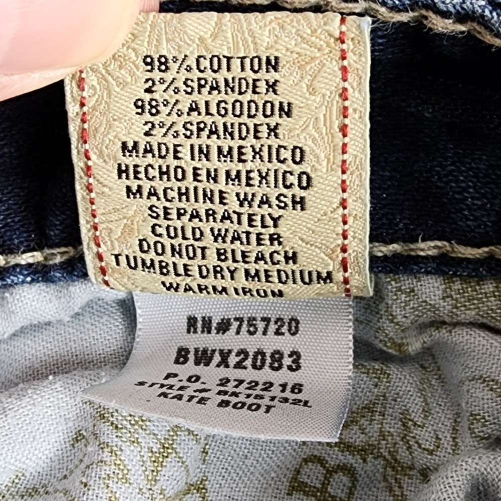 BKE Kate Bootcut Jeans Womens 31x33.5 Blue Medium Wash Stretch Denim BK15132L - Picture 11 of 12